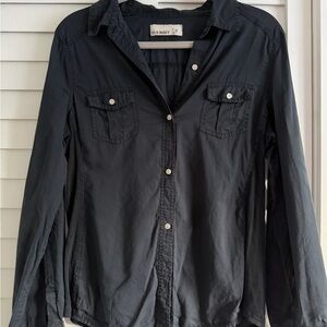 Old Navy Midnight Black Casual Shirt